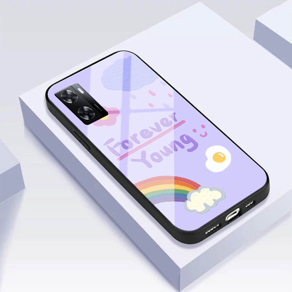 (GC 93) Softcase Kaca Oppo A57 A77s 2022 - Kesing Kaca Oppo A57 A77s 2022 - Case Cantik Oppo A57 A77