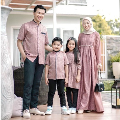 Najma Set Family Termurah (Najma Exclusive Abaya, Koko Adam, Nashwa Kids) original BBC Collections
