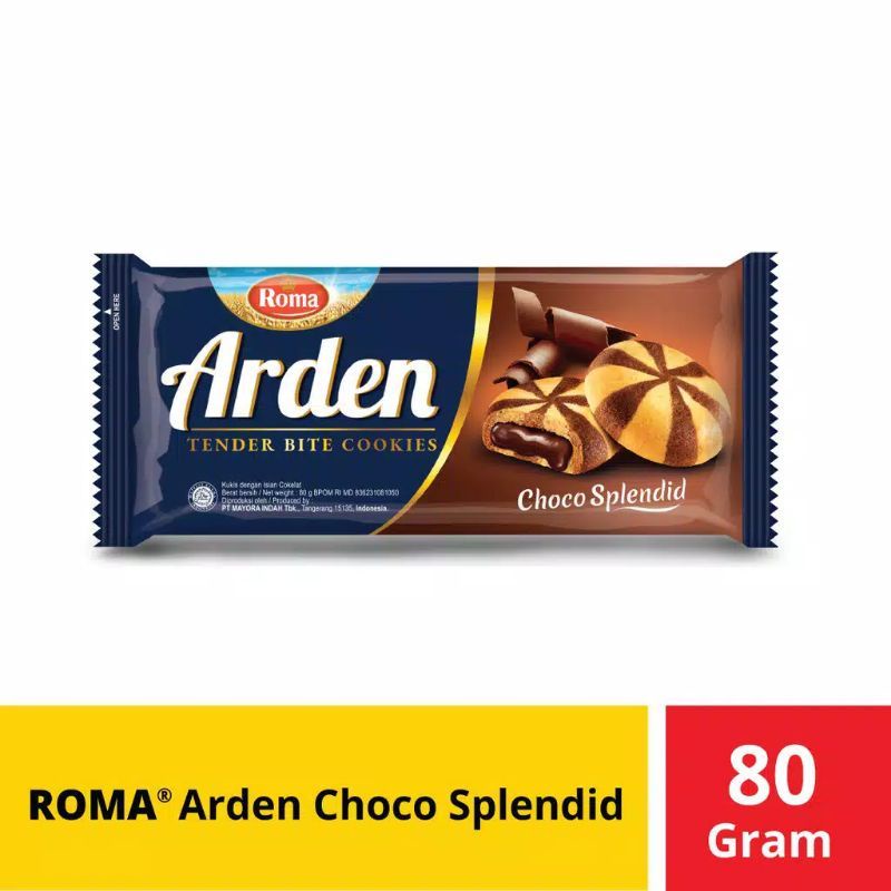 

Roma arden choco Splendid 80gr