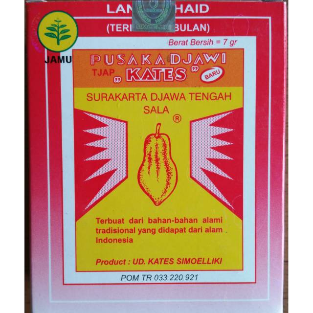 

Jamu Lancar Haid Kates Simoeliki