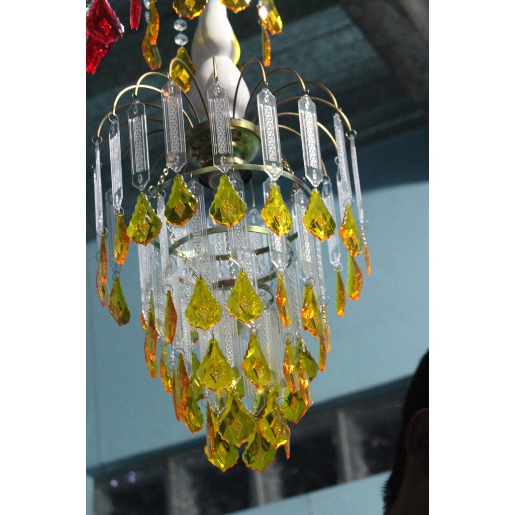 Lampu Hias Gantung Kristal /Lampu Hias Minimalis/Lampu hias ruang tamu / Lampu langit-langit kristal