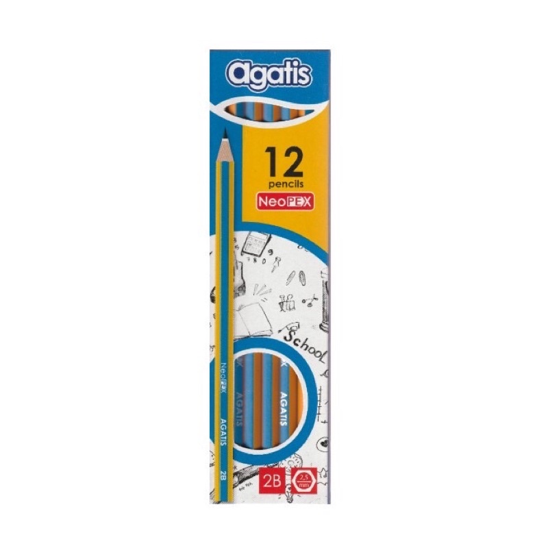 

PENSIL AGATIS NEO PEX 2B ISI 12BIJI