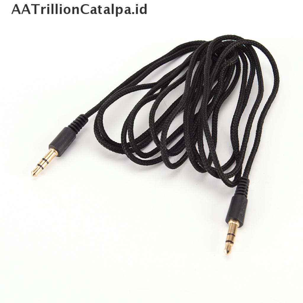 (AATrillionCatalpa) Kabel aux 3.5mm male Ke male Panjang 2m