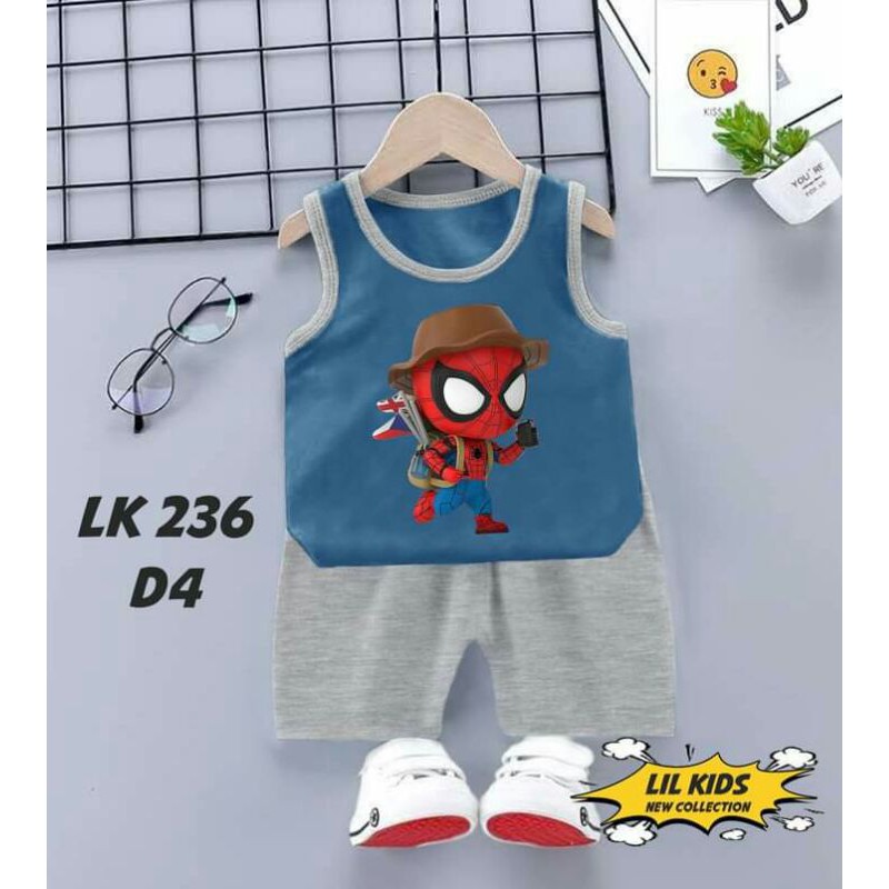 LK236 BAJU MAEN ANAK CWO (bahan kaos printing)