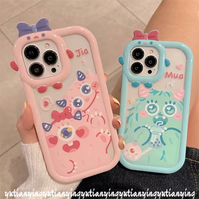 Case Desain Kartun Monster Kecil Untuk Oppo A96 A15 A15s Reno 4F 5F 5 7 A76 A54 A55 A16 A31 A3s A7 A5s A12 A53 A33 A74 A95 A16 A16 A5N A35 A16 A16 A5s A57