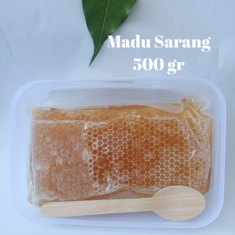 

MADU SARANG 500 Gr - COMB HONEY -RAW HONEY
