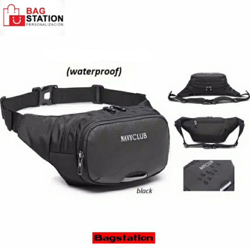 TAS PINGGANG NAVY CLUB ORIGINAL TAS WAIST BAG TAS TRAVEL TAS SLING BAG TAS SELEMPANG TAS SEPEDA