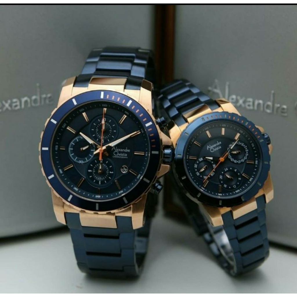 Alexandre Christie Ac 6141 Jam Tangan Rante  Original