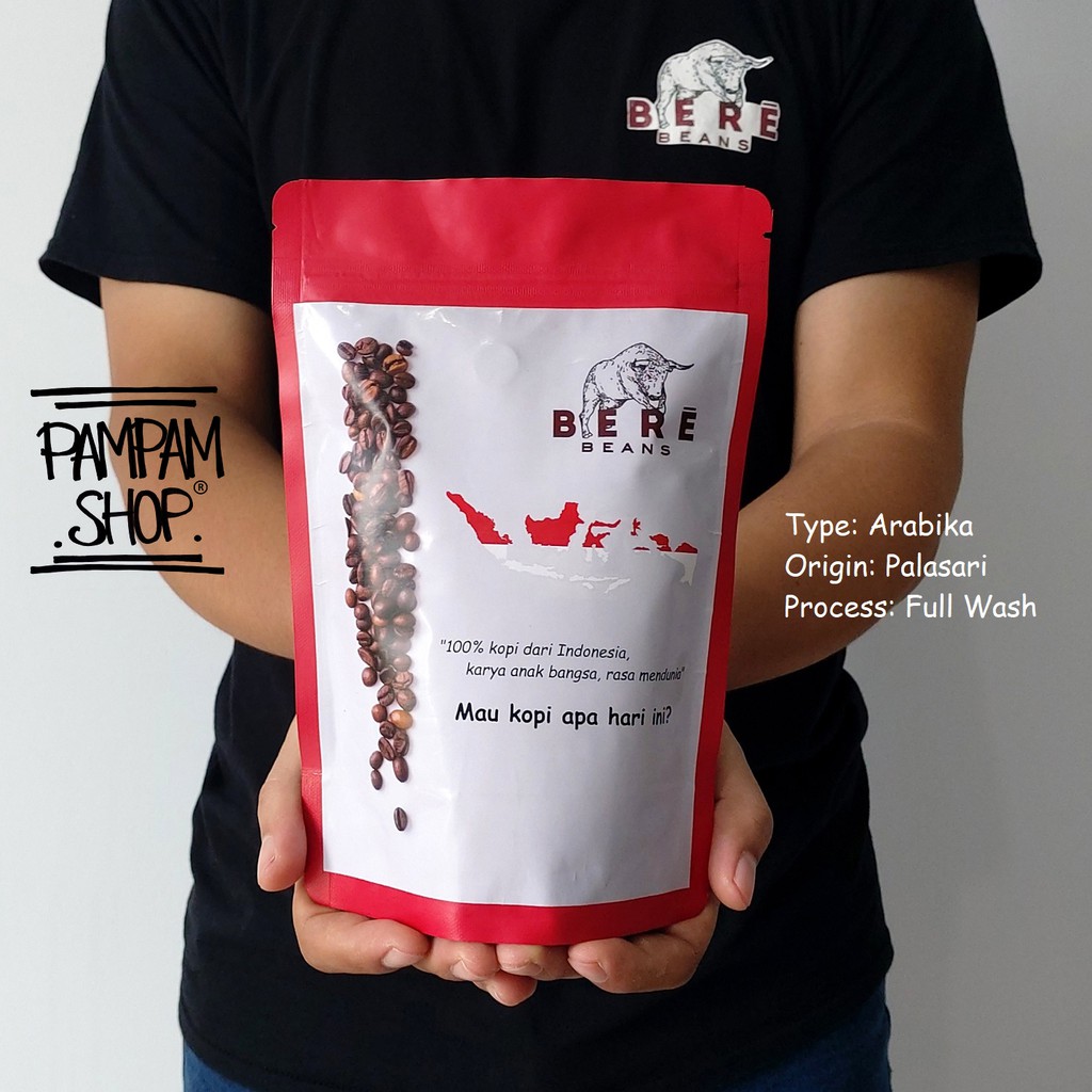 Kopi Arabika Palasari Jawa Barat Indonesia 250 GRAM Biji Bubuk Coffee Beans Giling Arabica Bean
