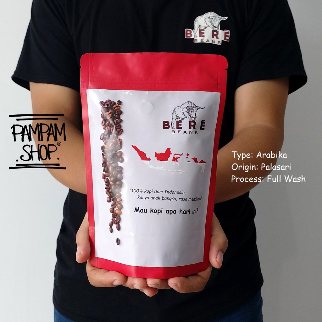 

Kopi Arabika Palasari Jawa Barat Indonesia 250 GRAM Biji Bubuk Coffee Beans Giling Arabica Bean