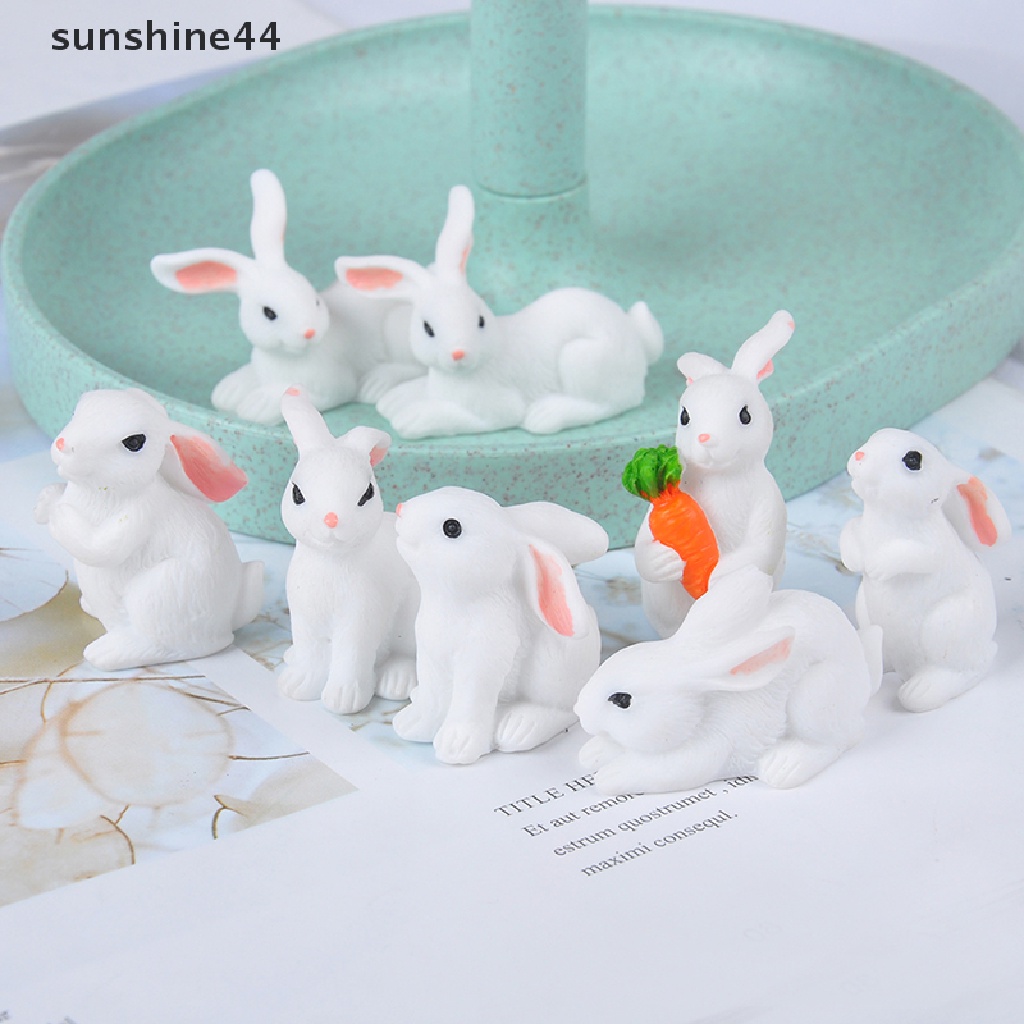 Sunshine 1pc Miniatur Kelinci Untuk Dekorasi Taman Minifairy garden diy