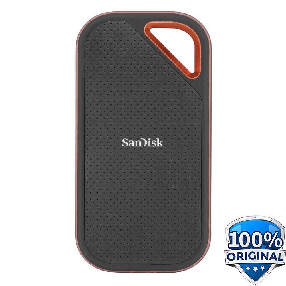 SanDisk Extreme PRO Portable SSD V2 USB Type C 3.2 2TB - SDSSDE81 - Black