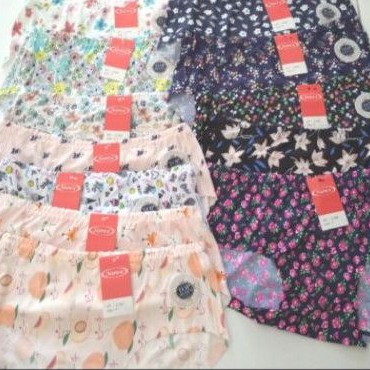 Celana dalam wanita seamless cd seamless wanita Sorex joyfull motif anti nyeplak tipis halus lembut