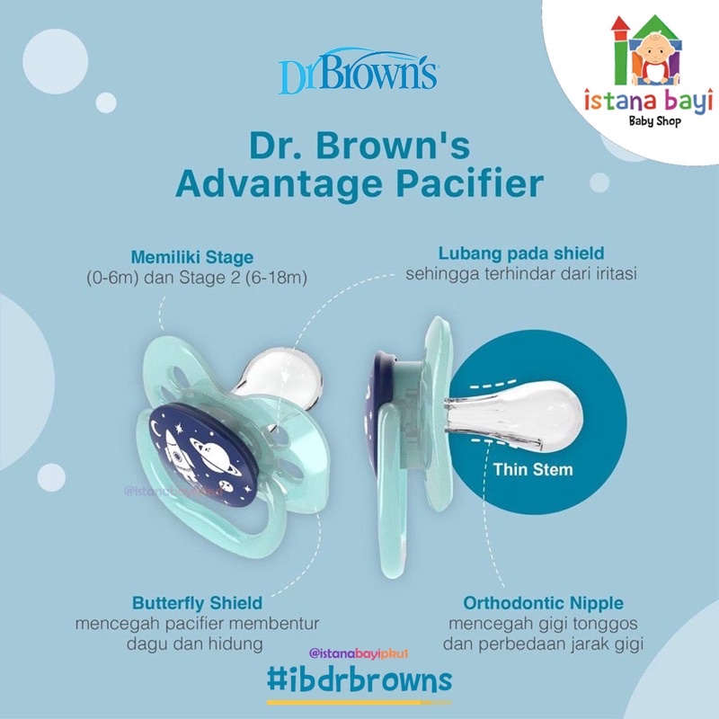Dr.Brown's Printed Shield Pacifier - Empeng bayi