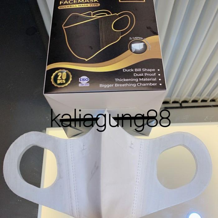 Masker Duckbill Shumu 4 Ply Tali Lebar Original