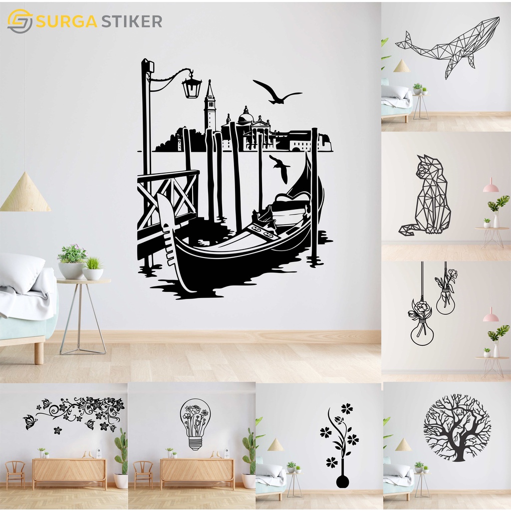 WALL STIKER CUTTING DINDING AESTHETIC WALLPAPER DINDING ANTI AIR WALLPAPER DINDING KAMAR TIDUR/MANDI