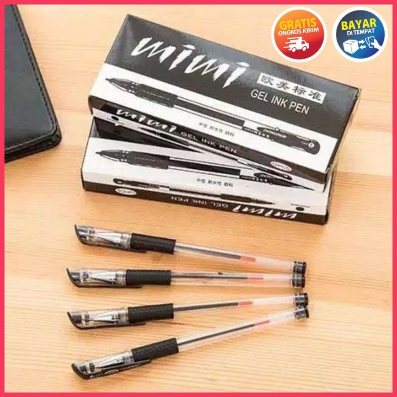 

PULPEN GEL MIMI 0,5 MM WARNA HITAM MURAH BANGETT..