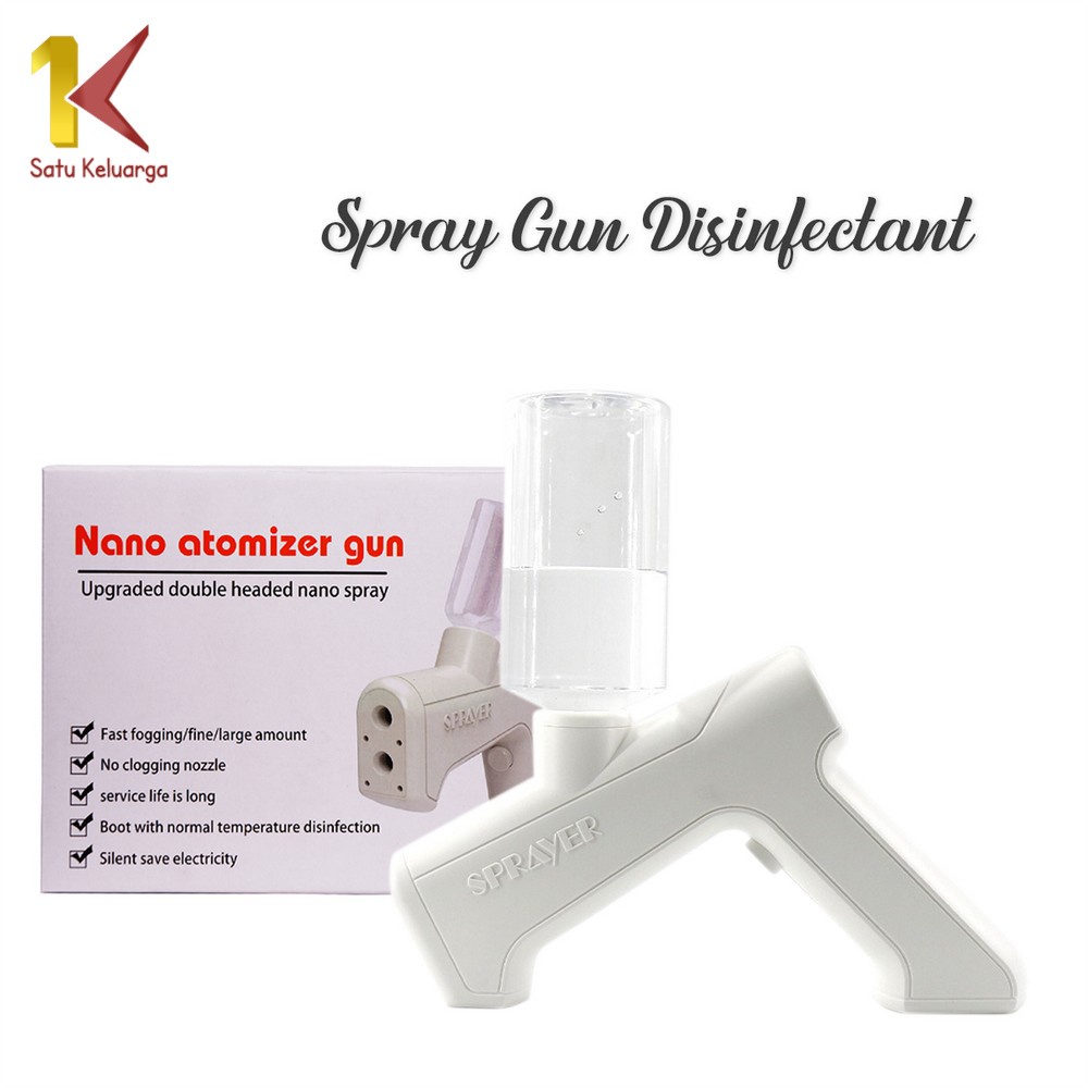 Satu Keluarga Nano Spray Gun Disinfectant C357 Sprayer Disinfektan Sterilizer Gun Nano Spray Portable / Mist Sprayer