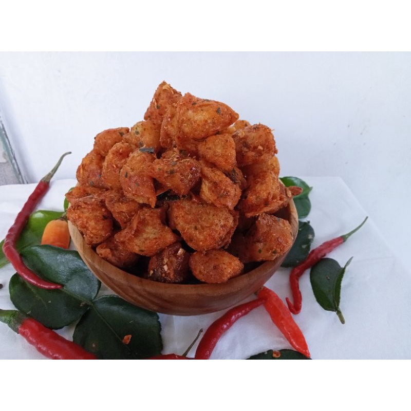 

Somring Somay kering pedas Daun jeruk 500gr