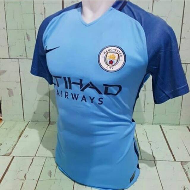 Jersey Baju Bola Murah Grade Original Manchester City Home 2016 2017 Official