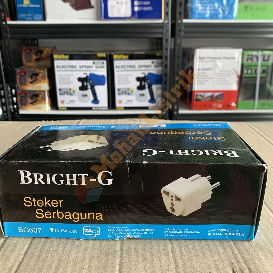 Over Steker 3 Kaki / Wanpro BRIGHT-G BG-607 / Steker Serbaguna SNI