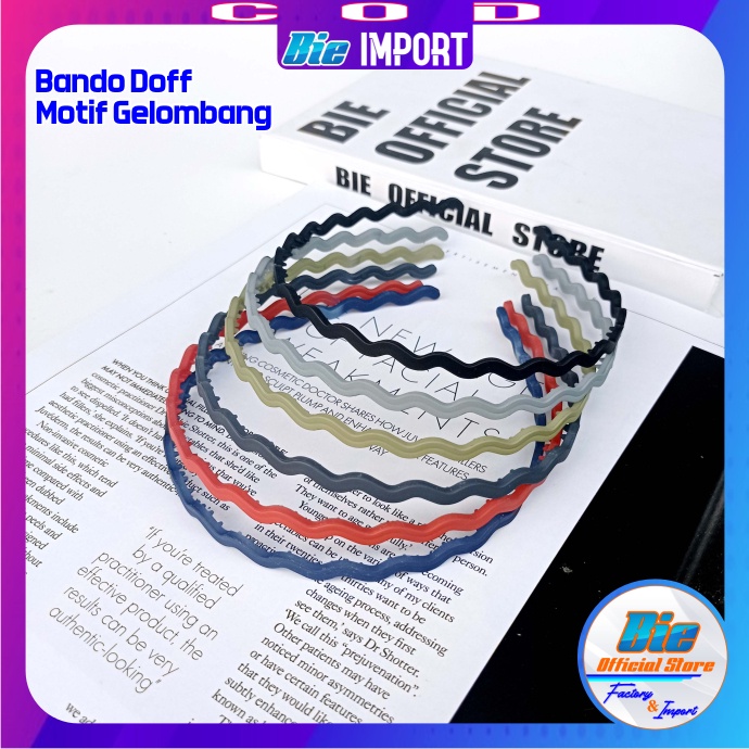 Bando Doff Motif Gelombang Premium Impor Best Seller