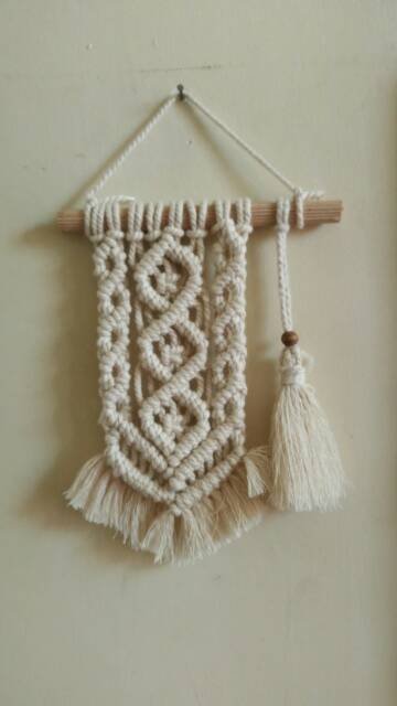 READY STOK) macrame Hiasan dinding / macrame wall hanging (HD 098)