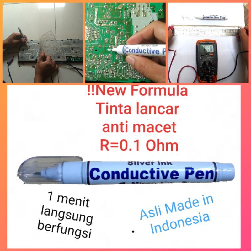 Silver conductive PEN / Penyambung jalur bentuk Pena