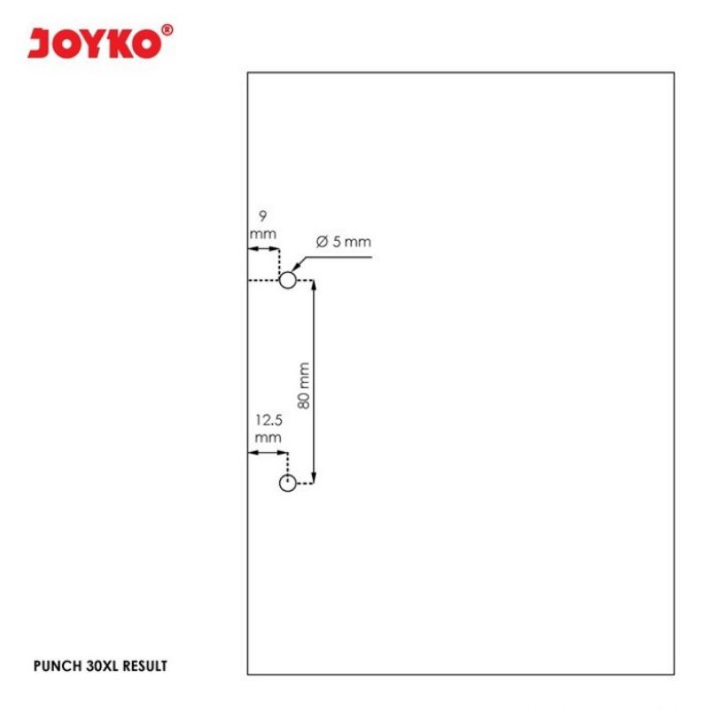 

PUNCH PEMBOLONG PELUBANG PERFORATOR KERTA JOYKO 30XL