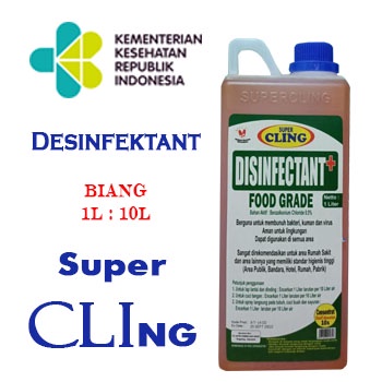 Desinfektant disinfektant biang 1:10 sudah kemenkes sterilisasi antiseptik handsanitizer