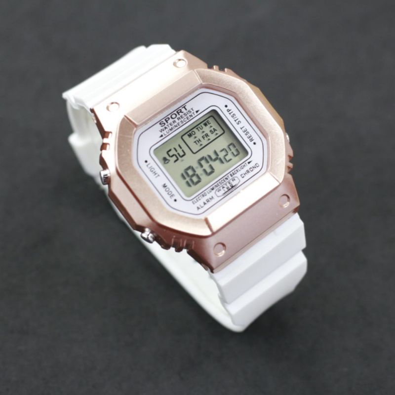 JAM TANGAN WANITA DIGITAL FASHION KOREA STYLE DIGITAL SPORT