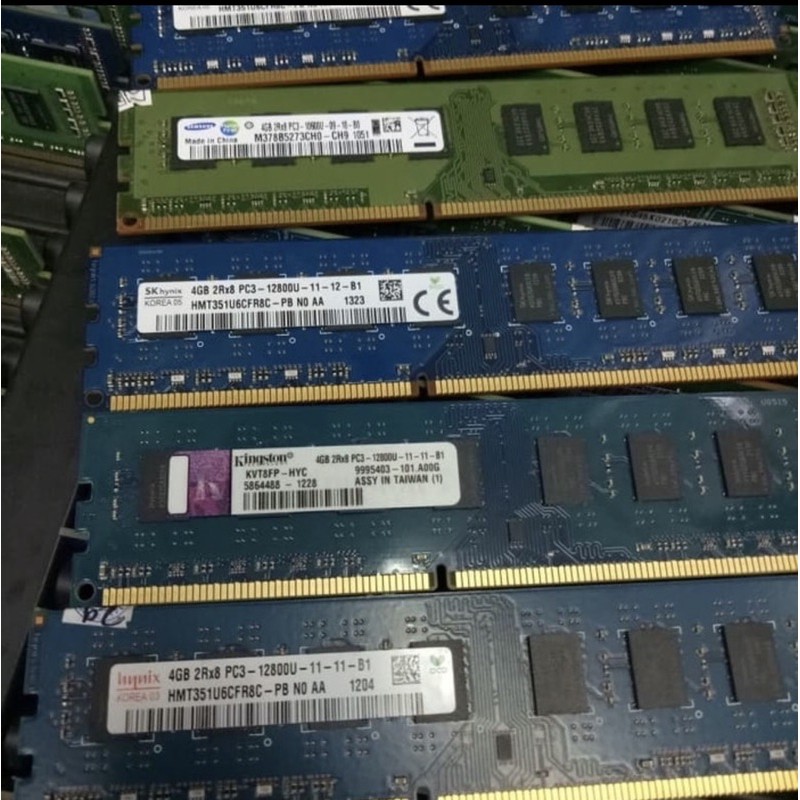 RAM PC DDR3 4GB PC3-12800U 1Rx8 MERK SAMSUNG/HYNIX