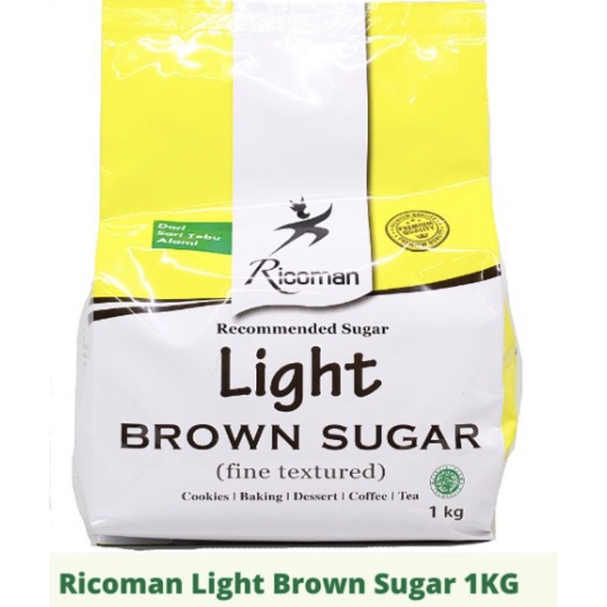 

Ricoman Light Brown Sugar 1kg