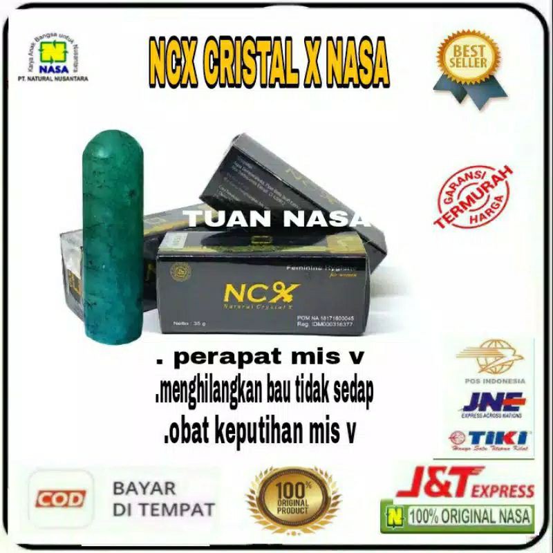 NCX CRISTAL X PEMBERSIH KEWANITAAN - NCX NASA CRISTAL X ORIGINAL 100%