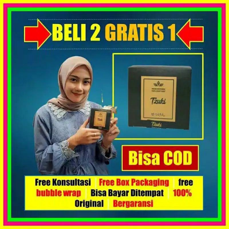 Sabun Wajah Tzuki Suki Zuki kosmetik BPOM Pemutih Wajah Terbaik Bikin Glowing