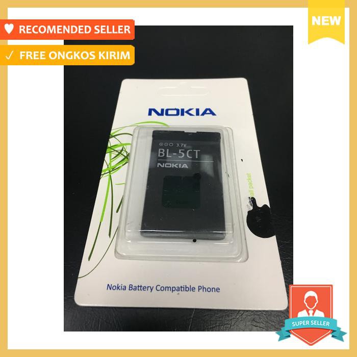 BATERAI HANDPHONE - BATERAI BATRE BATTERY NOKIA ORIGINAL BL 5CT NOKIA C6 01, C5, C3 01, 6303I, 3720