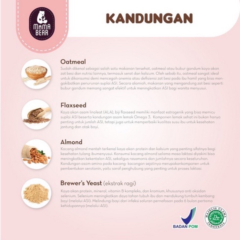 Mama Bear Kukis Booster Asi Pelancar Asi MamaBear Kukis MamaBear Cookies n