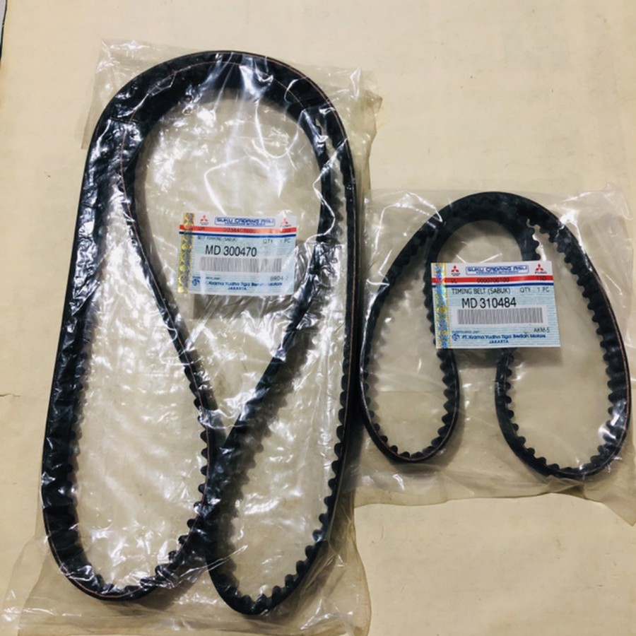 TIMING BELT VAN BELT L300 SET PANJANG PENDEK ORI GARANSI