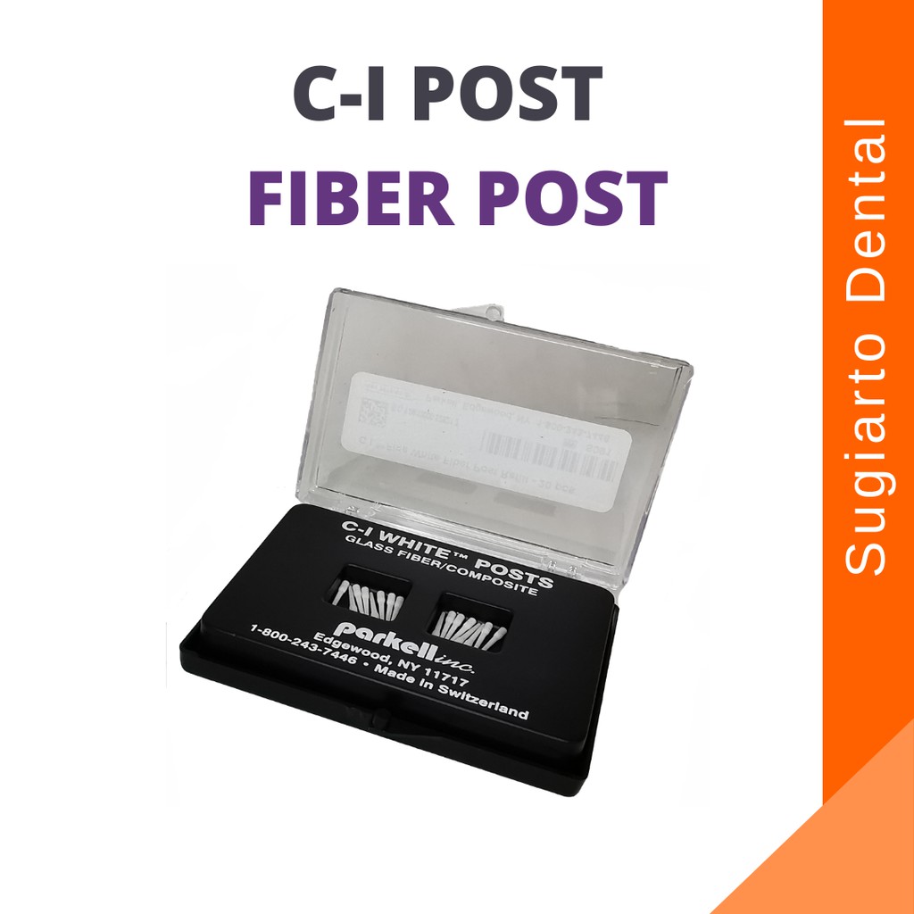 Sugiarto Dental Fiber Post - CI White Glass Fiber Posts SDS