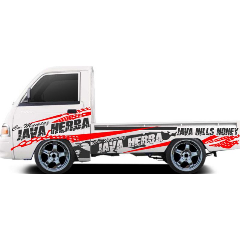 Cuting sticker mobil PICK UP L300 GRANDMAX stiker mobil pick up apv carry futura terlaris