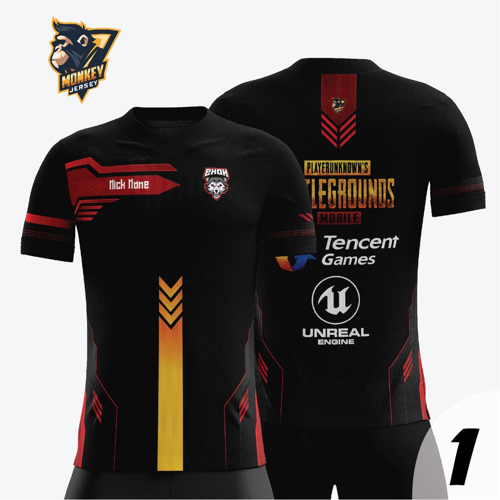 Contoh Baju  Esport Pubg BAJUKU