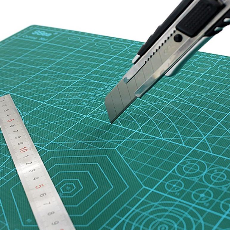 

(S3M1).. Alas Potong Ukuran A3 /A4 /A5 PVC Cutting Mat Cutting Pad Board Alat DIY Double Size //Dijamin@ready
