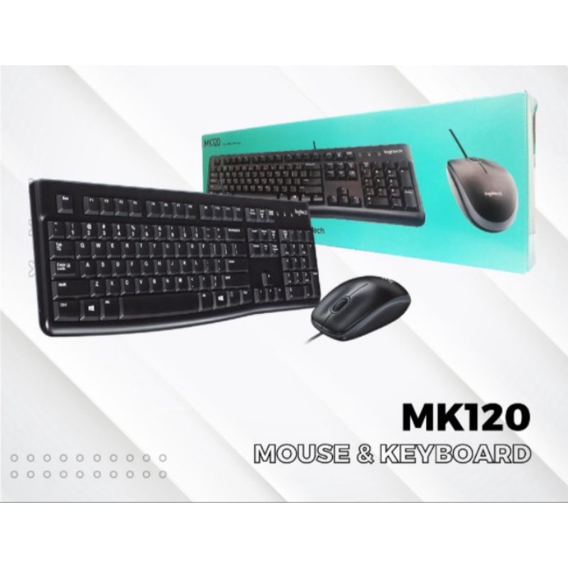 Logitech mk120 keyboard usb mouse combo