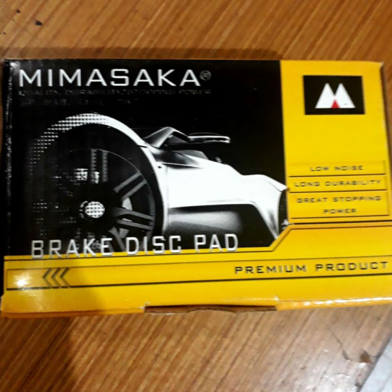 kampas rem depan mobil P093 (Daihatsu Ayla, Toyota Agya (Manual) & Mitsubishi Mirage