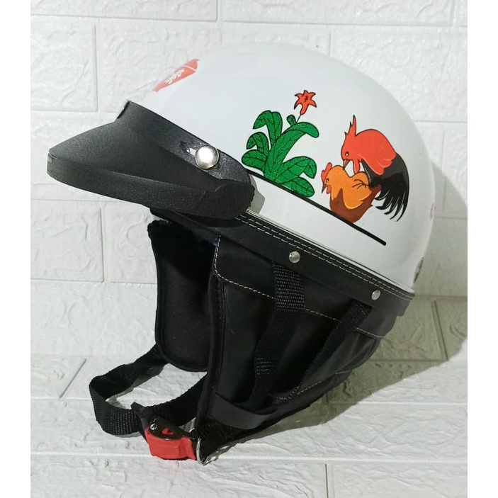 NEW Helm CHIP AYAM JAGO RESLETING UNISEX