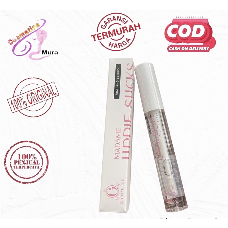 original - lippie serum by madame gie  original - madame gie lippie slicks lipgloss