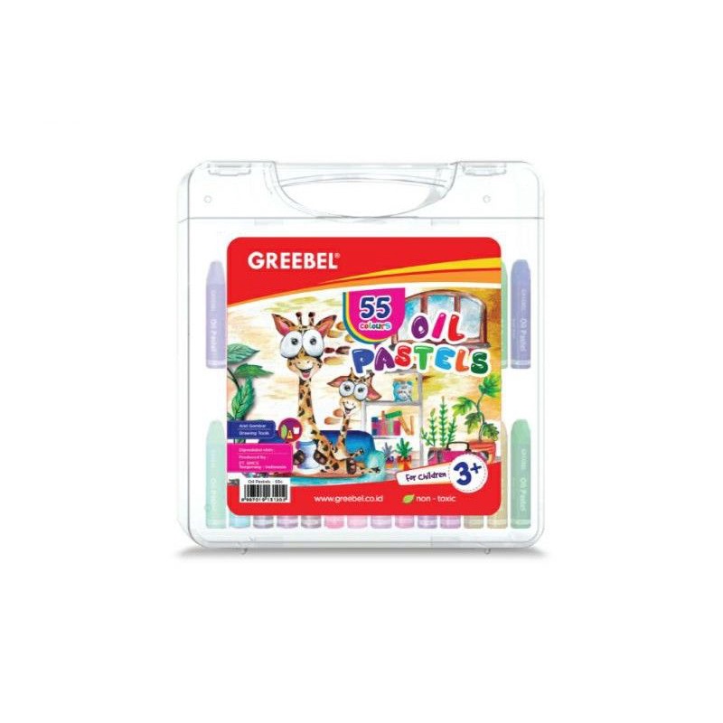 

GREEBEL Crayon/Krayon Kids Oil Pastel 55 Warna