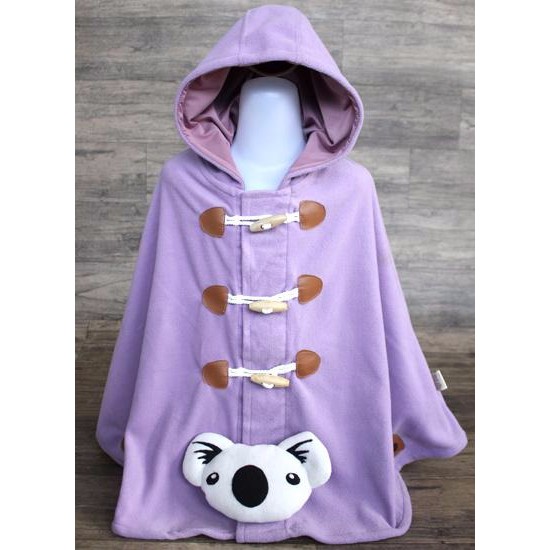 CUDDLE ME DUFFLE CAPE MULTIFUNCTION JACKET FOR KIDS LAVENDER R65