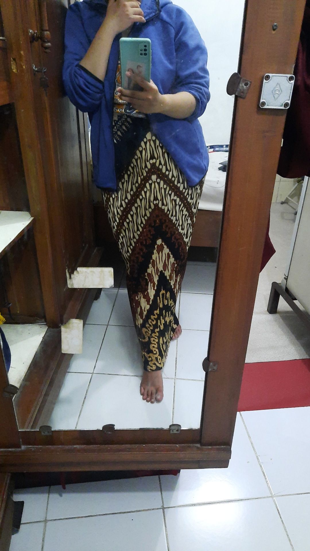 Batik Couple / Baju Batik Couple / Batik Set / Batik Lengan Panjang / Rok Set