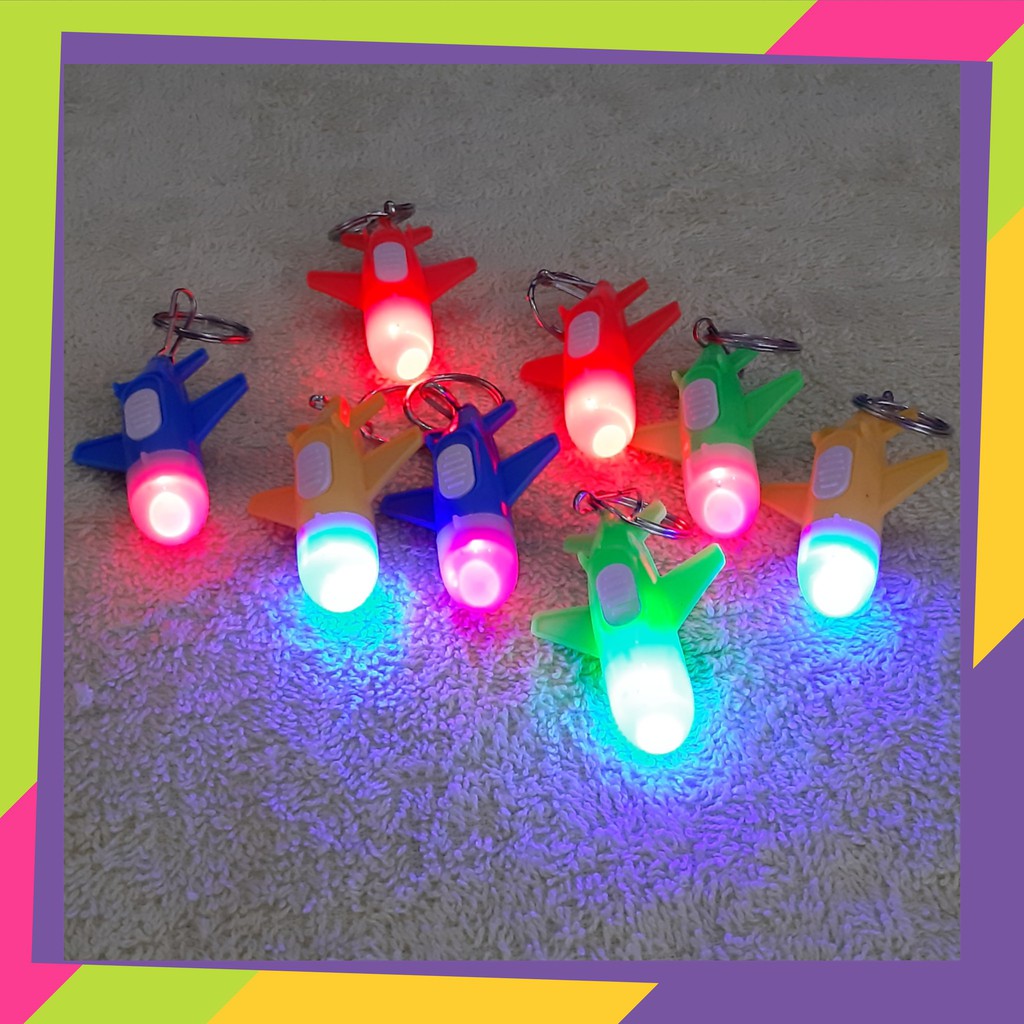 [Grosir] 12 pcs gantungan kunci/konci peluru kendali - lampu LED - key chain - 436